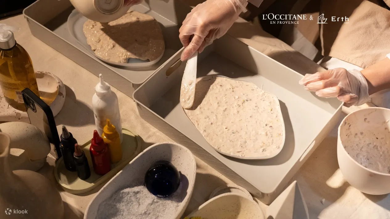 L’Occitane en Provence & EARTH ELEMENT 再生水磨石工作坊 | 火炭